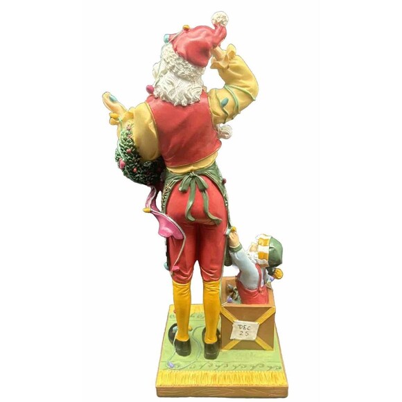 Lenox Santa’s Merry Mix Up Christmas Santa Claus Figurine 2015 LIMITED EDITION - Picture 3 of 8